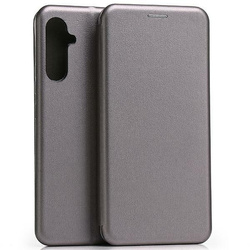 Etui Beline Book Magnetic Do Samsung A34 5G A346 Stalowy