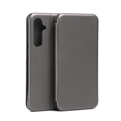 Etui Beline Book Magnetic Do Samsung S23 FE S711 Stalowy